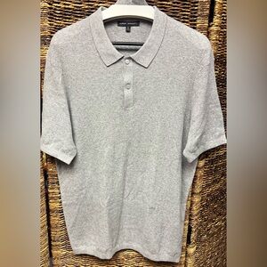 Robert Barakett Light Gray Polo Shirt for Men- Large